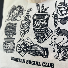 Load image into Gallery viewer, Bangtan Tattoo Gusseted Tote
