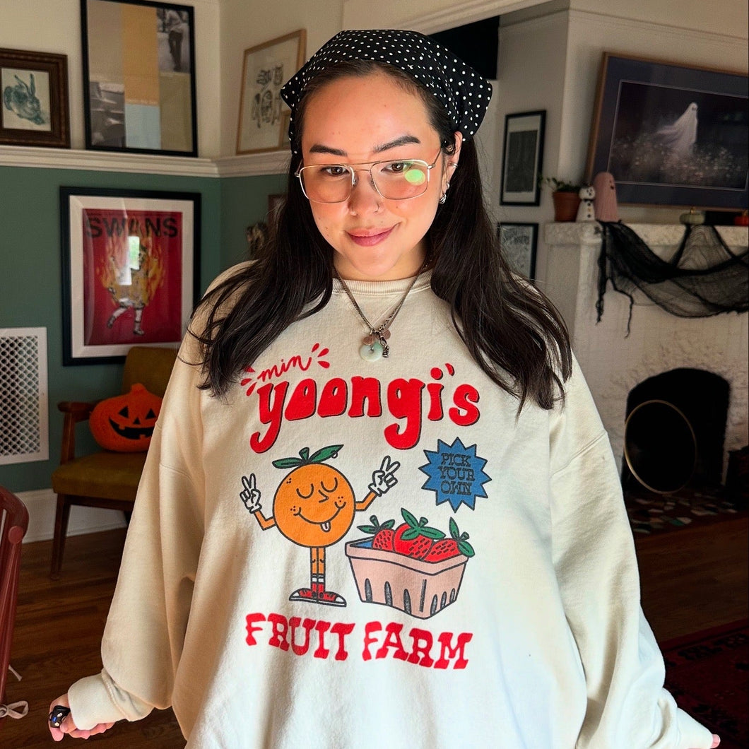 Min Yoongi's Fruit Farm Crewneck
