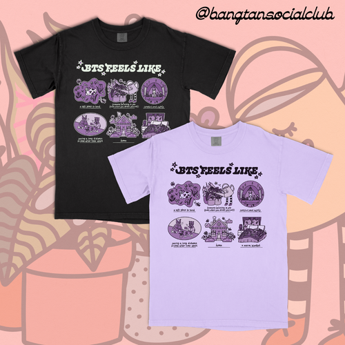 BTS スウェット Tシャツ Bangtan Social Club - BTS Inspired Apparel