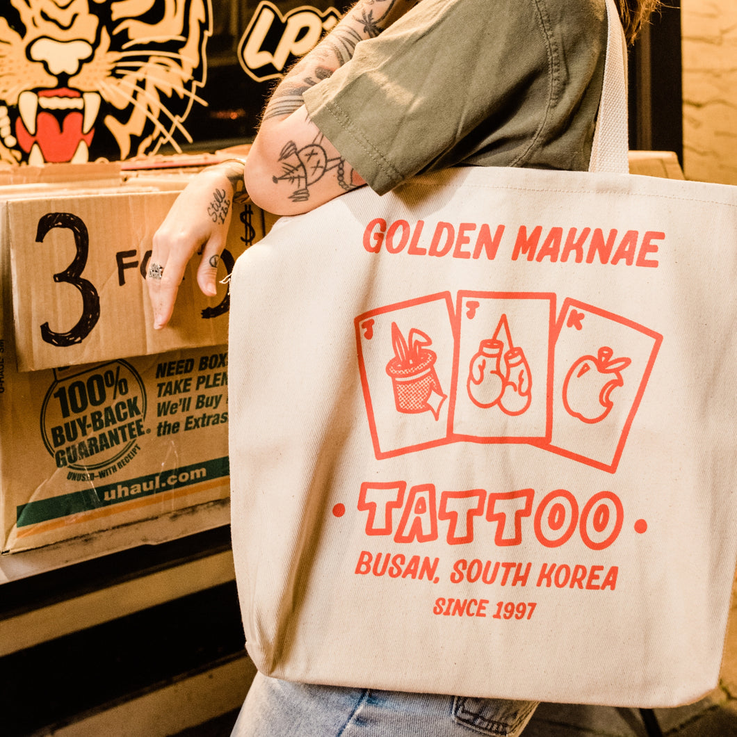 Golden Maknae Tattoo Tote