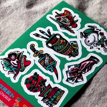 Load and play video in Gallery viewer, Bangtan Tattoo Flash Sticker Sheet
