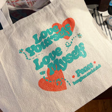 Load image into Gallery viewer, Love Yourself, Love Myself Gusseted Tote
