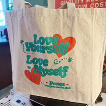 Load image into Gallery viewer, Love Yourself, Love Myself Gusseted Tote
